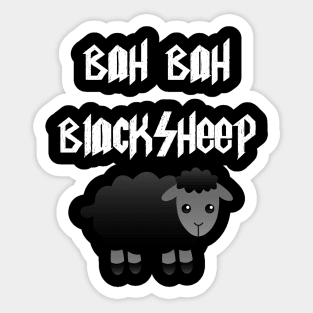 Bah Bah Black Sheep, 1 Sticker